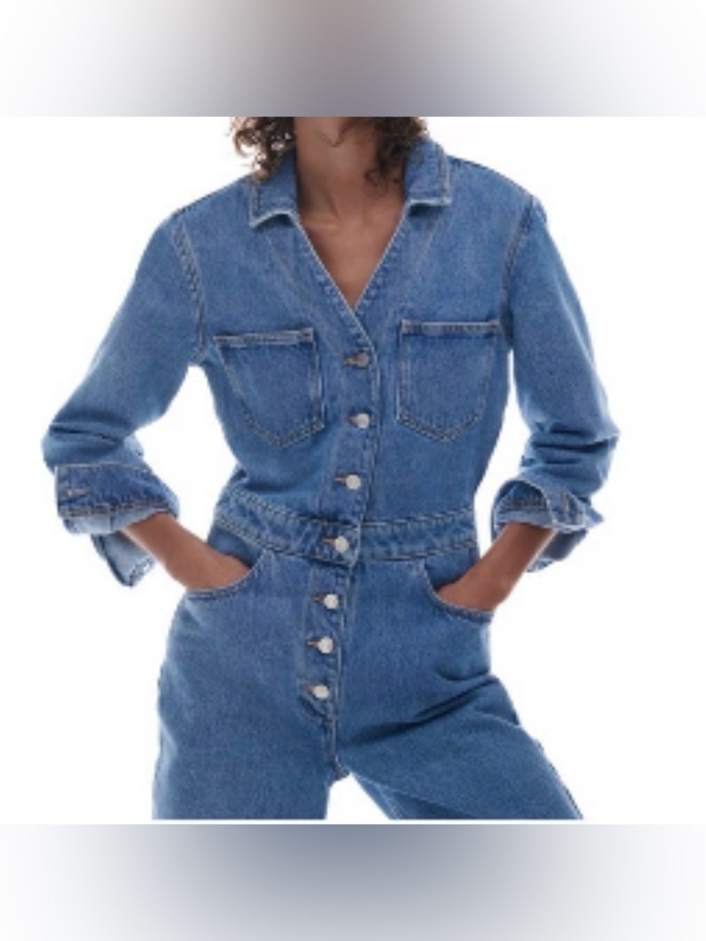 Zara V Neck Overall